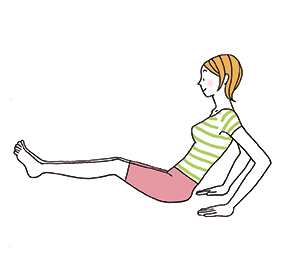 体操・体の動きをシンプルに描いたタッチ